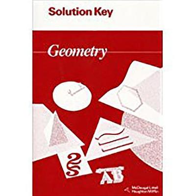 Book cover for Solution Key Geometry