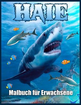 Book cover for Haie Malbuch für Erwachsene