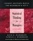 Book cover for Student Solutions Manual for Hildebrand/Ott's Statistical Thinking for Managers, 4th