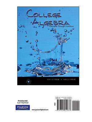 Book cover for College Algebra