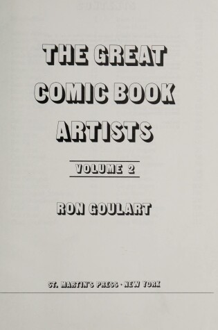Cover of The Great Comic Book Artist