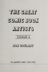 Book cover for The Great Comic Book Artist