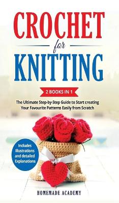 Book cover for Crochet and Knitting - 2 Books in 1