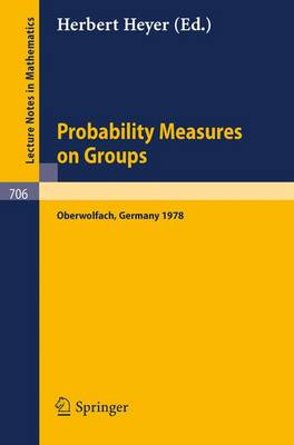 Book cover for Probability Measures on Groups