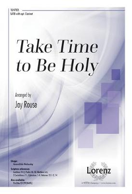 Book cover for Take Time to Be Holy