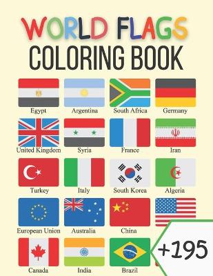 Book cover for World Flags Coloring Book