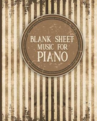 Cover of Blank Sheet Music for Piano