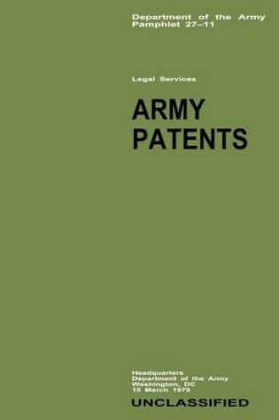 Cover of Army Patents (Pamphlet 27-11)