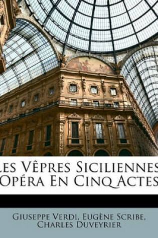 Cover of Les Vepres Siciliennes