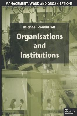 Book cover for Organisations and Institutions