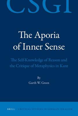 Book cover for The Aporia of Inner Sense