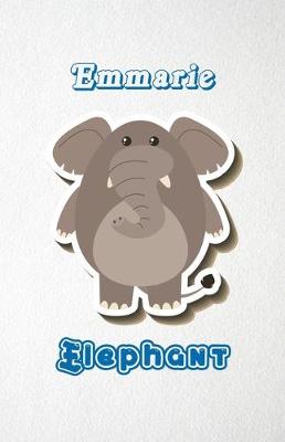 Book cover for Emmarie Elephant A5 Lined Notebook 110 Pages