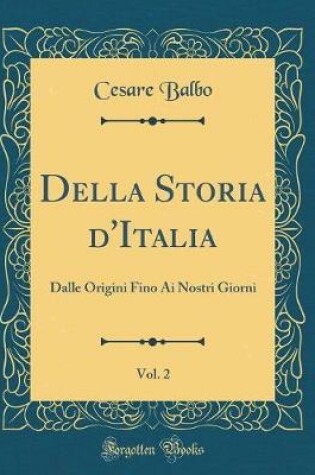 Cover of Della Storia d'Italia, Vol. 2