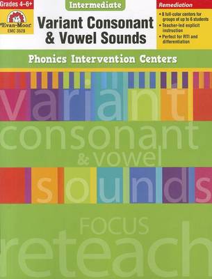 Book cover for Variant Consonant and Vowel Sounds, Grades 4-6+