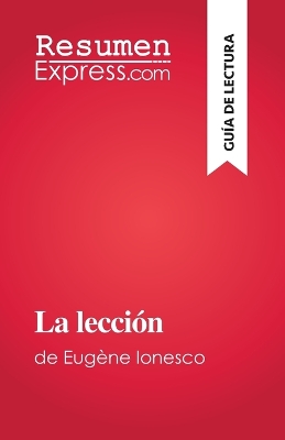 Book cover for La lecci�n