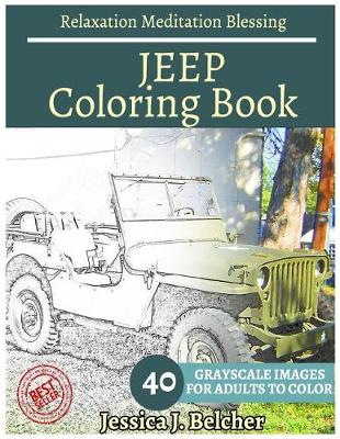 Book cover for Jeep Coloring Book for Adults Relaxation Meditation Blessing