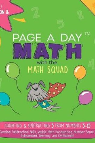 Cover of Page a Day Math Subtraction & Counting Book 6