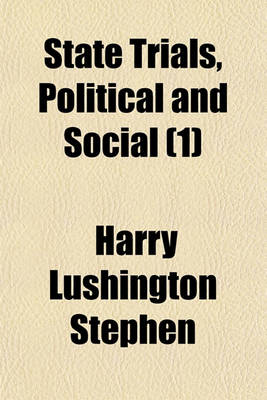 Book cover for State Trials, Political and Social (1)