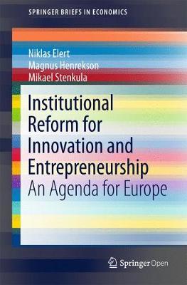 Cover of Institutional Reform for Innovation and Entrepreneurship