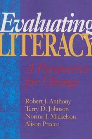 Cover of Evaluating Literacy