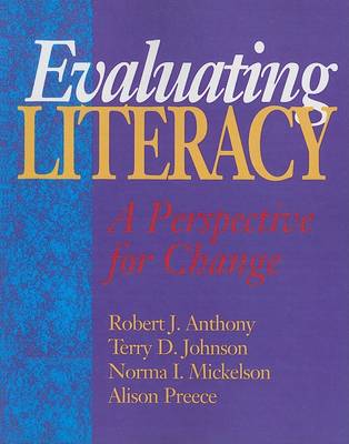 Book cover for Evaluating Literacy