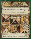 Book cover for The American People: Creating a Nation and a Society Volume II 2e