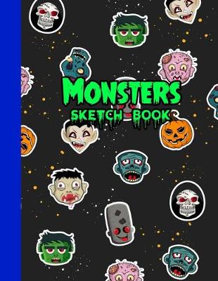 Book cover for Monsters Sketch Book