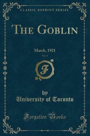 Cover of The Goblin, Vol. 1