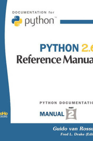 Cover of Python 2.6 Reference Manual