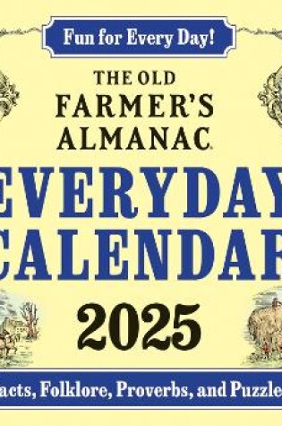 Cover of The 2025 Old Farmer's Almanac Everyday Calendar