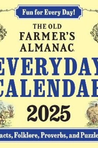 Cover of The 2025 Old Farmer's Almanac Everyday Calendar