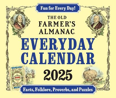 Book cover for CAL 25 OLD FARMERS ALMANAC EVERYDAY CALE