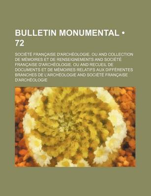 Book cover for Bulletin Monumental (72)