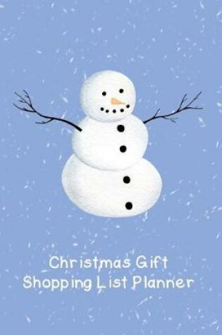 Cover of Christmas Gift Shopping List Planner