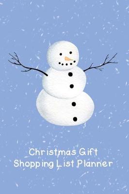 Book cover for Christmas Gift Shopping List Planner