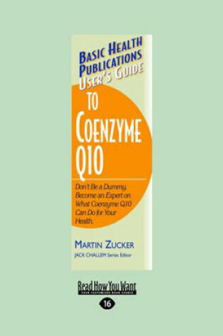 Cover of User's Guide to Coenzyme Q10