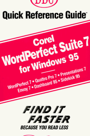 Cover of Corel WordPerfect 7 for Windows 95