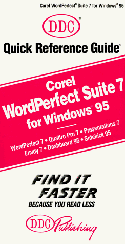 Cover of Corel WordPerfect 7 for Windows 95