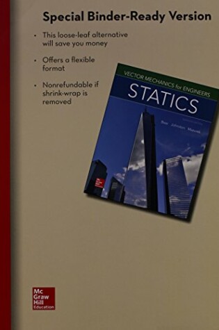 Cover of Package: Loose Leaf for Vector Mechanics for Engineers: Statics with 1 Semester Connect Access Card