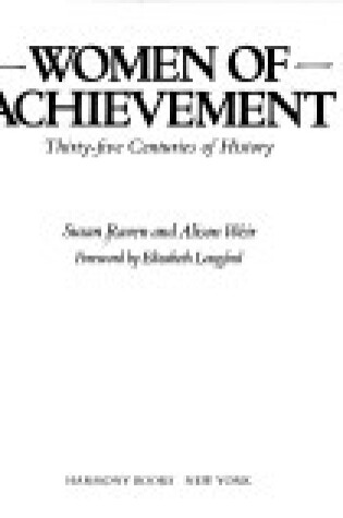 Cover of Women of Achievement