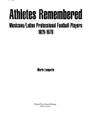 Book cover for Athletes Remembered