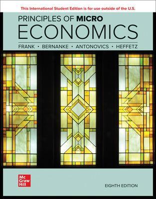 Book cover for Principles of Microeconomics ISE