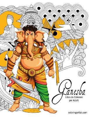 Book cover for Ganesha Libro da Colorare per Adulti