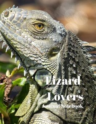 Book cover for Lizard Lovers Journal Notebook