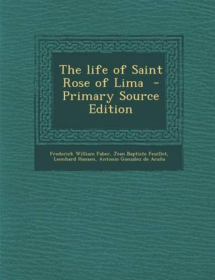 Book cover for The Life of Saint Rose of Lima - Primary Source Edition