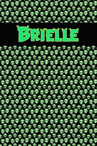 Cover of 120 Page Handwriting Practice Book with Green Alien Cover Brielle