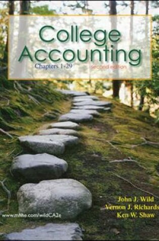 Cover of College Accounting Ch 1-29 with Annual Report