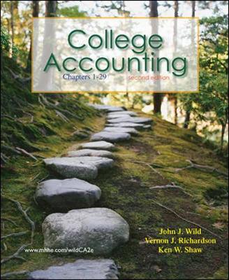 Book cover for College Accounting Ch 1-29 with Annual Report