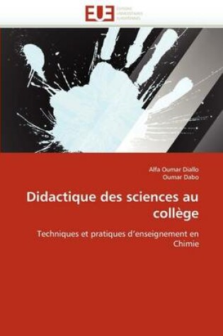 Cover of Didactique Des Sciences Au Coll ge