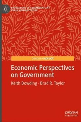 Cover of Economic Perspectives on Government